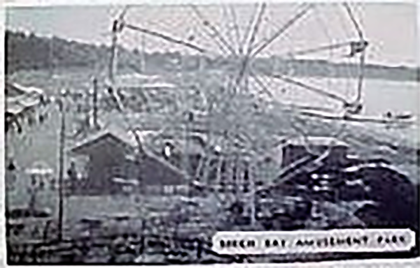 The Birch Bay Amusement Park Vintage Photo